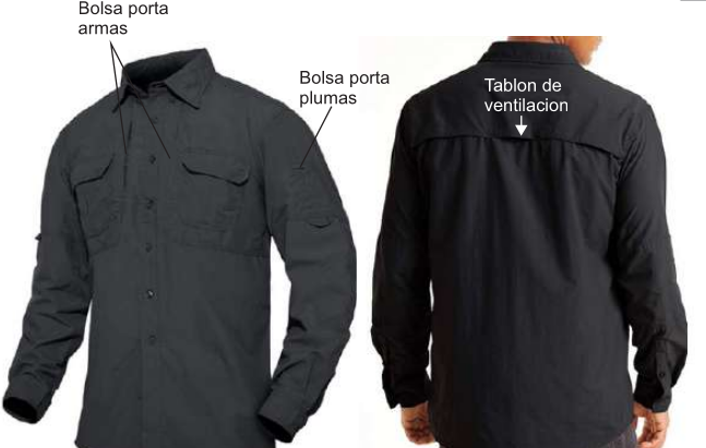 CAMISA DE SEGURIDAD MOD: ELITE